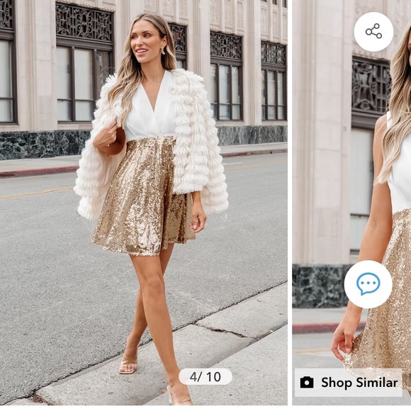 Cupshe Sequin Dress - Picture 3 of 6